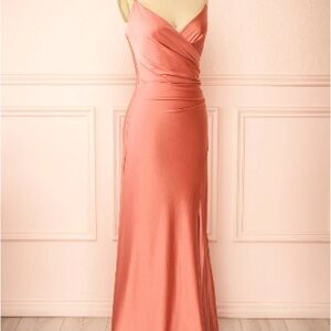 1861 Mermaid Dress with Wrapped Bodice, size M